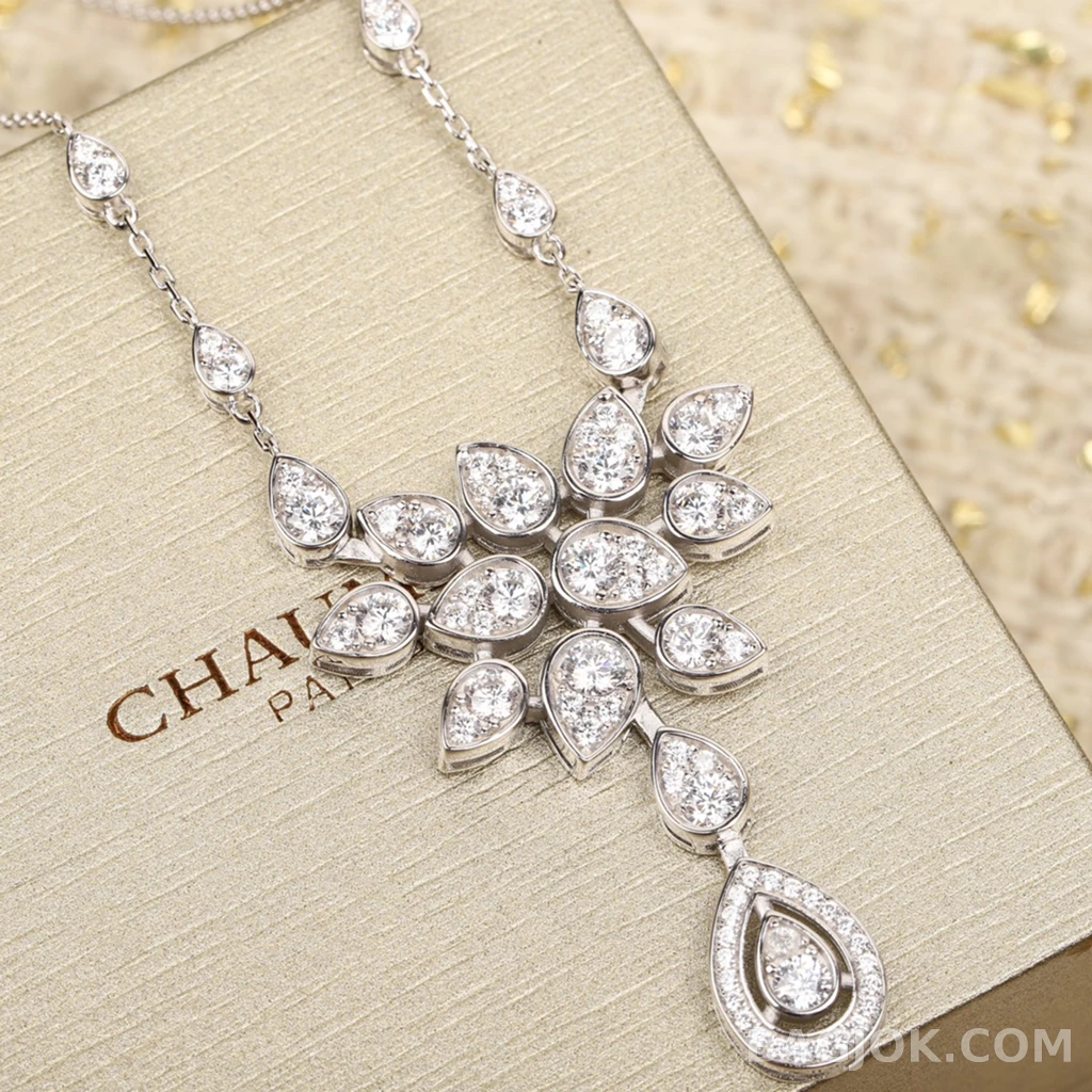 쇼메 Chaumet Joséphine 티어드롭 풀스톤 목걸이 상세 이미지
