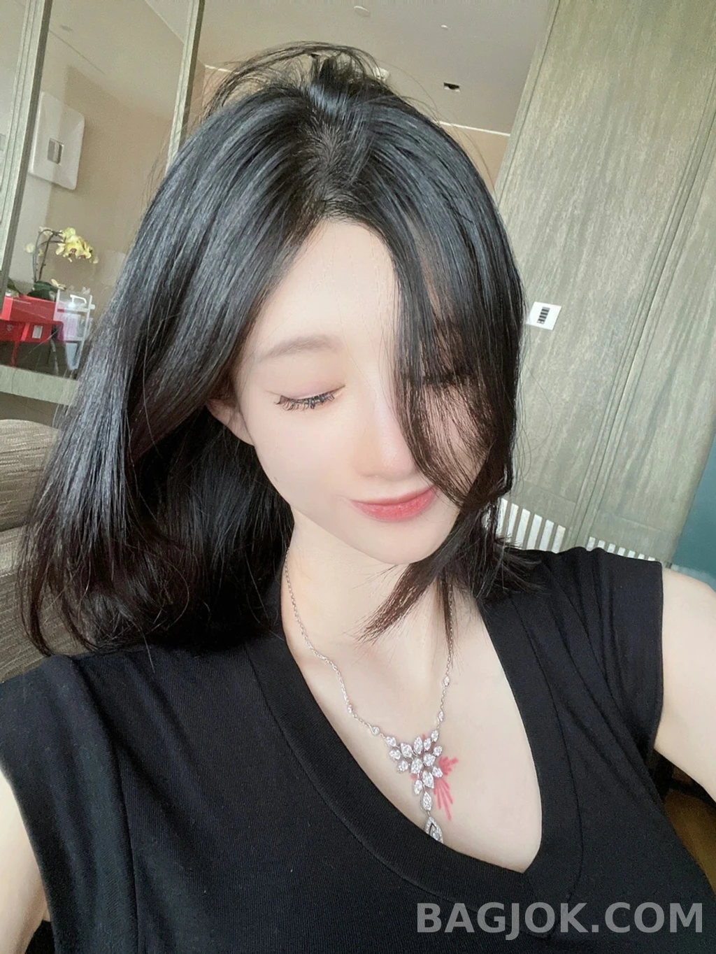 쇼메 Chaumet Joséphine 티어드롭 풀스톤 목걸이 상세 이미지