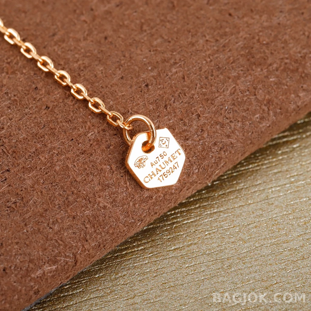 쇼메 Chaumet Bee My Love 헥사곤 바 목걸이 상세 이미지