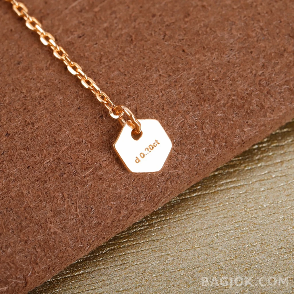 쇼메 Chaumet Bee My Love 헥사곤 바 목걸이 상세 이미지
