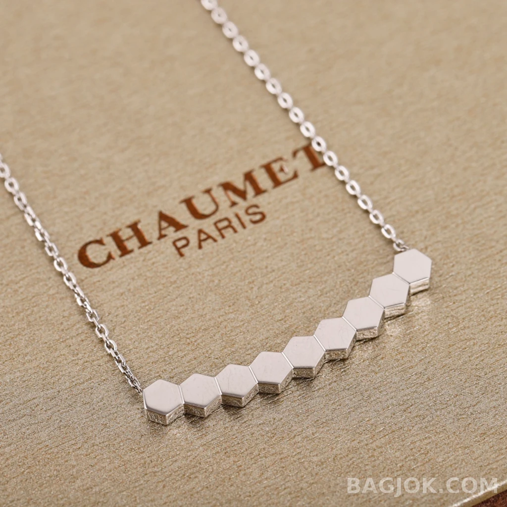 쇼메 Chaumet Bee My Love 헥사곤 바 목걸이 상세 이미지