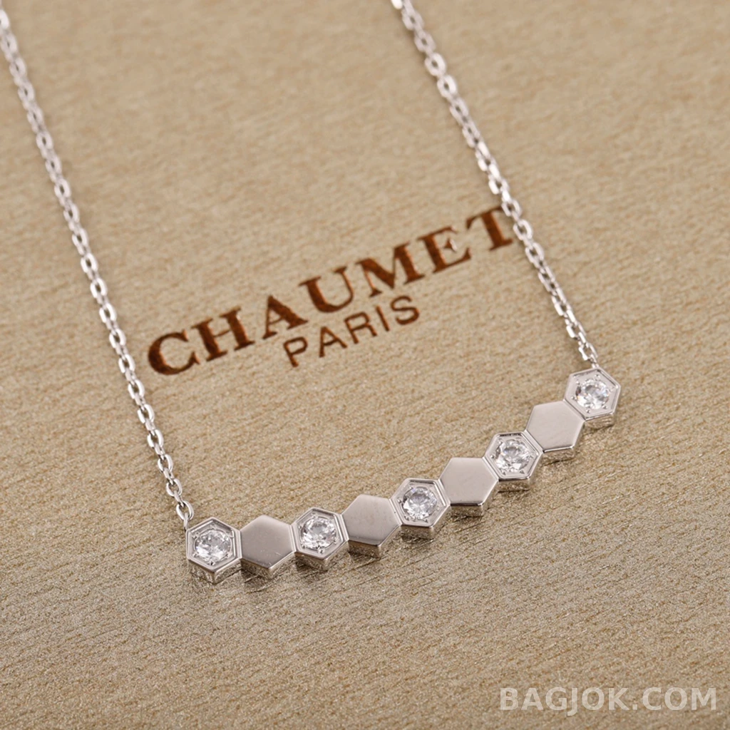 쇼메 Chaumet Bee My Love 헥사곤 바 목걸이 상세 이미지