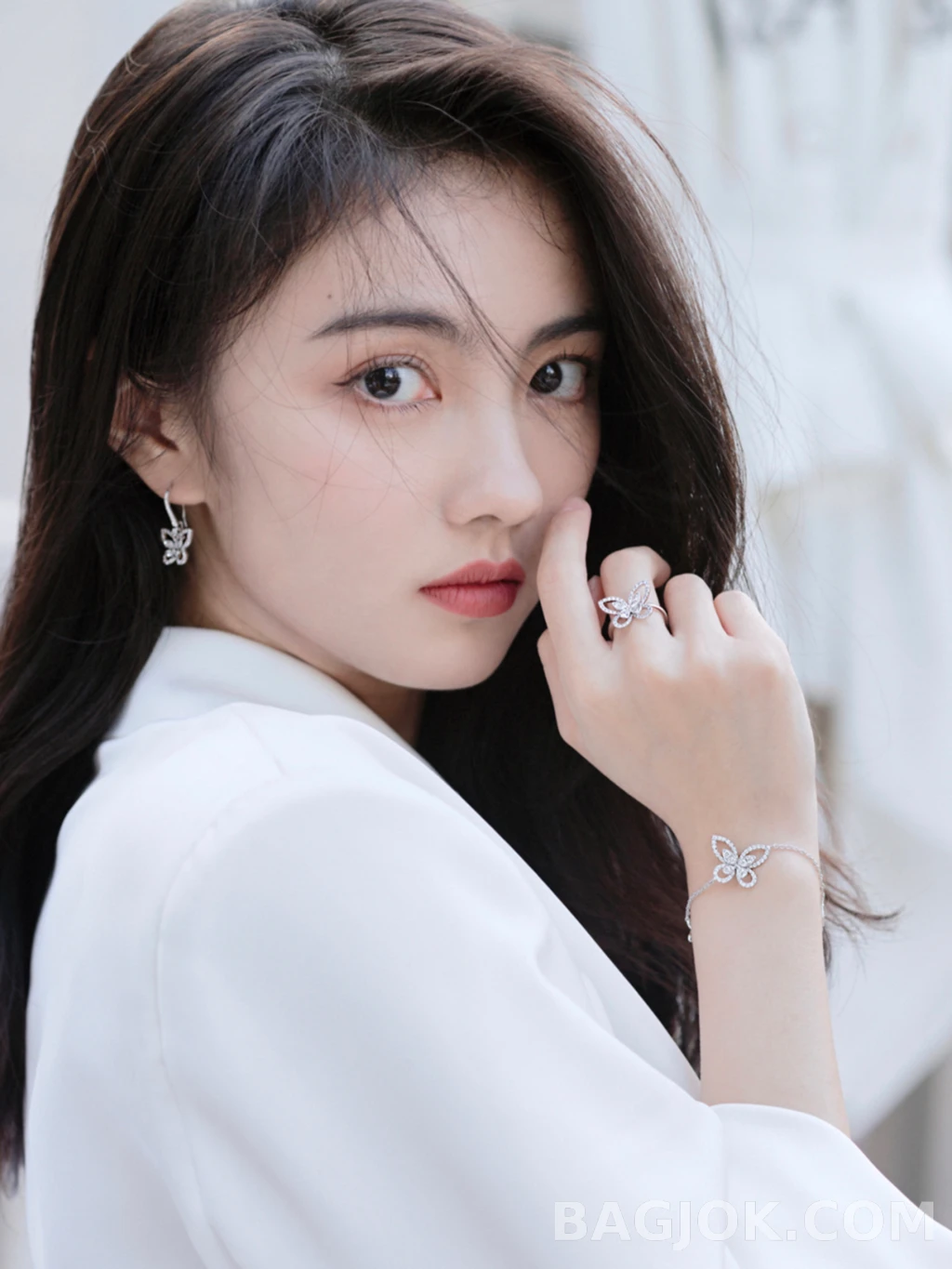 그라프 Graff 버터플라이 드롭 귀걸이 상세 이미지