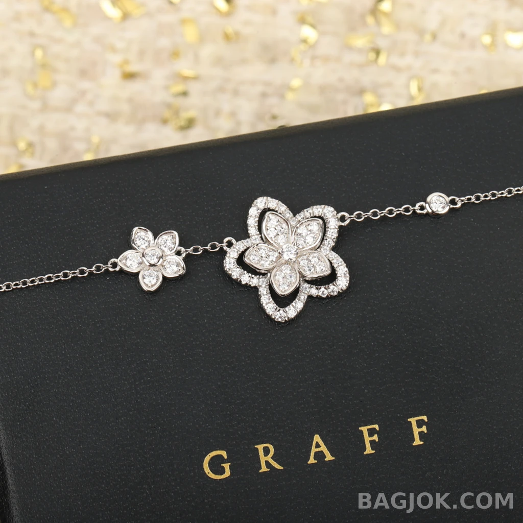 그라프 Graff Wild Flower 더블 플라워 목걸이 상세 이미지