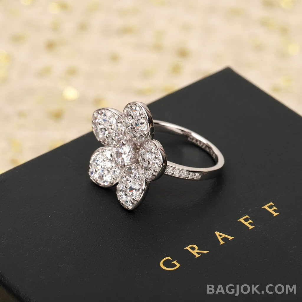 그라프 Graff Wild Flower 플라워 풀스톤 반지 상세 이미지