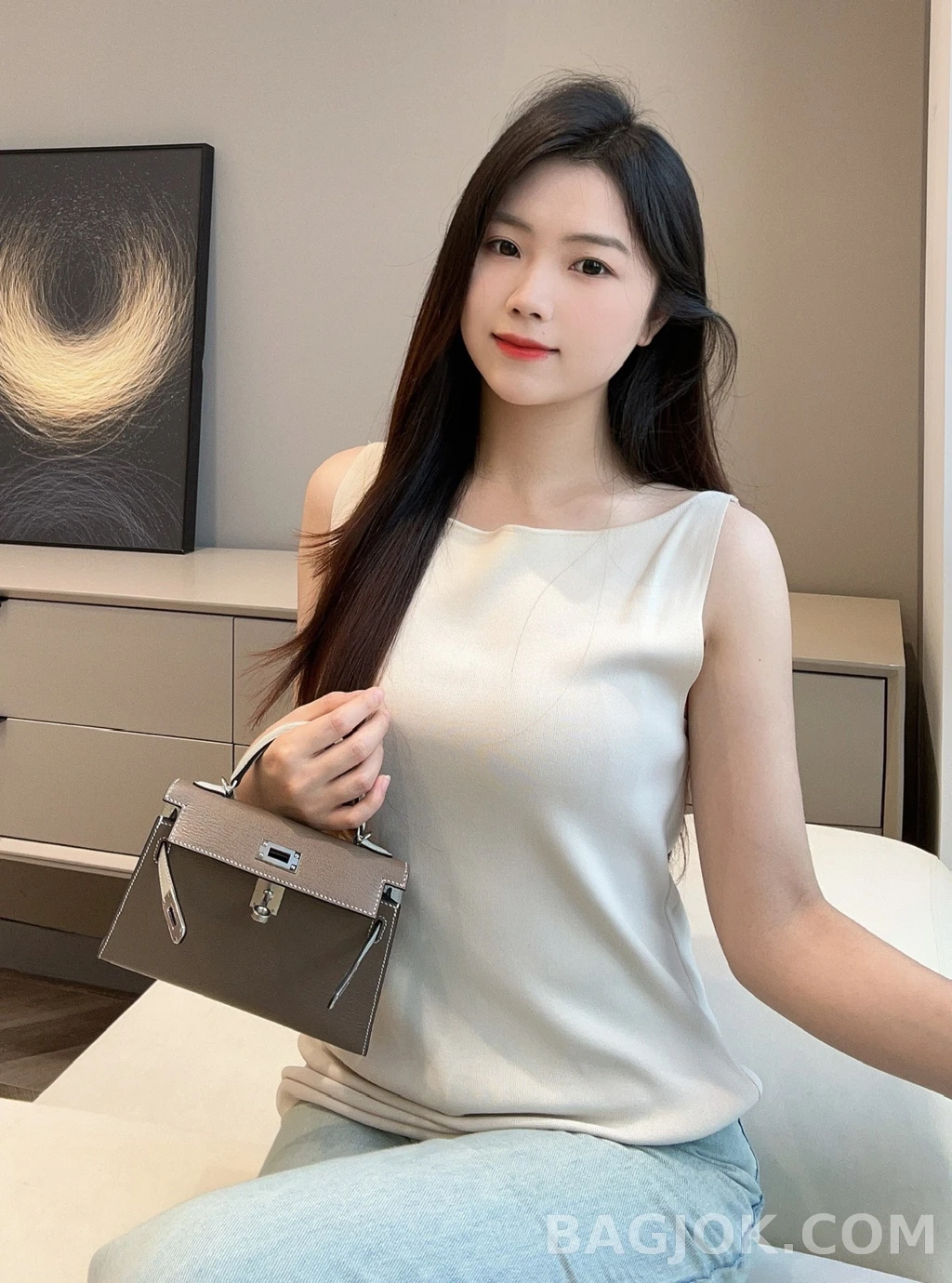에르메스 Hermes 미니 켈리 Ⅱ 19 쉐브르 상세 이미지