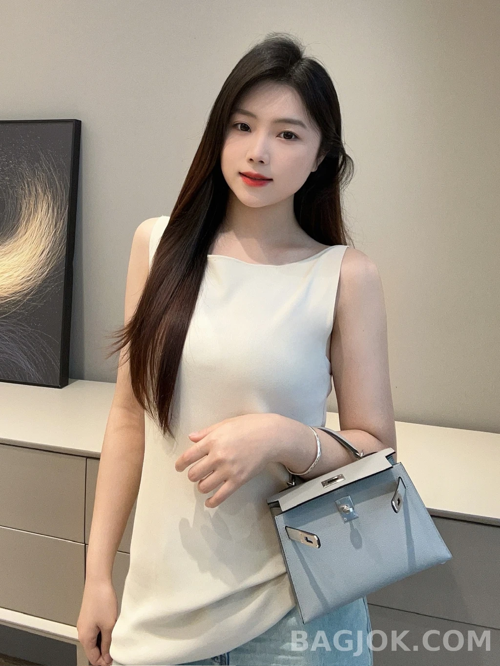 에르메스 Hermes 미니 켈리 Ⅱ 19 쉐브르 상세 이미지