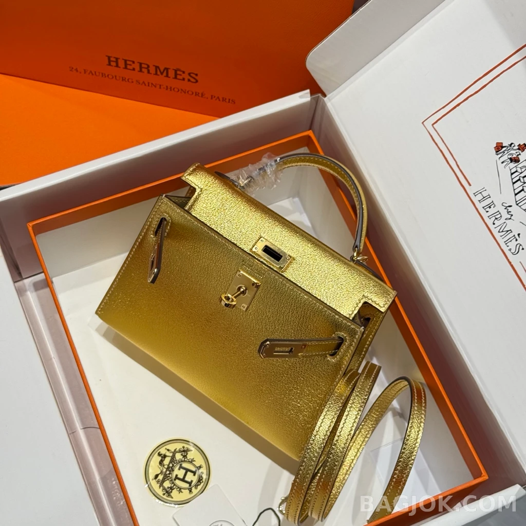 에르메스 Hermes 미니 켈리 Ⅱ 19 쉐브르(한정판) 상세 이미지