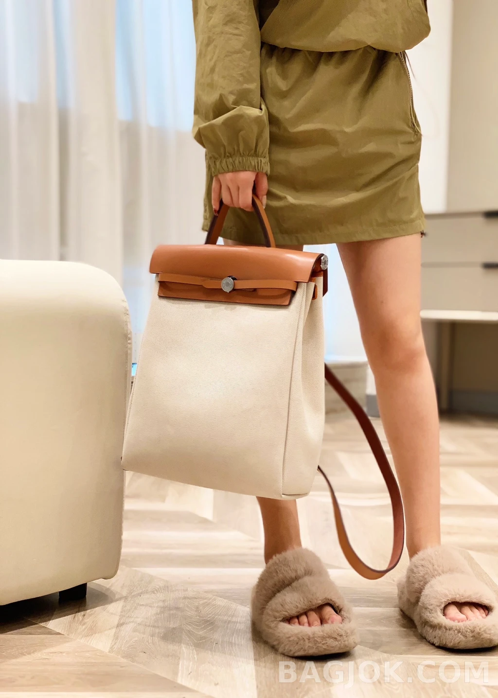 에르메스 Hermes A Dos Zip 백팩 상세 이미지