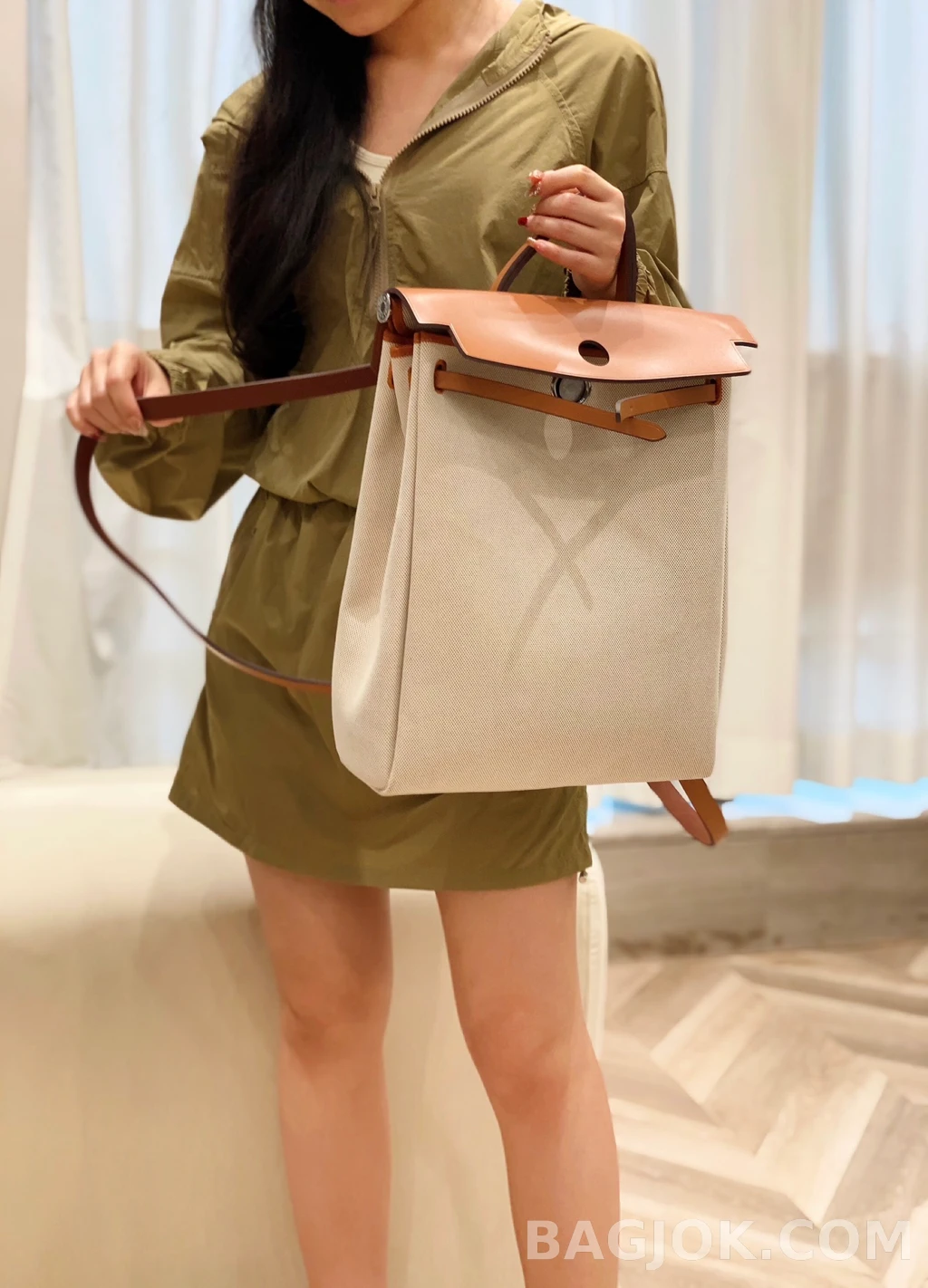 에르메스 Hermes A Dos Zip 백팩 상세 이미지