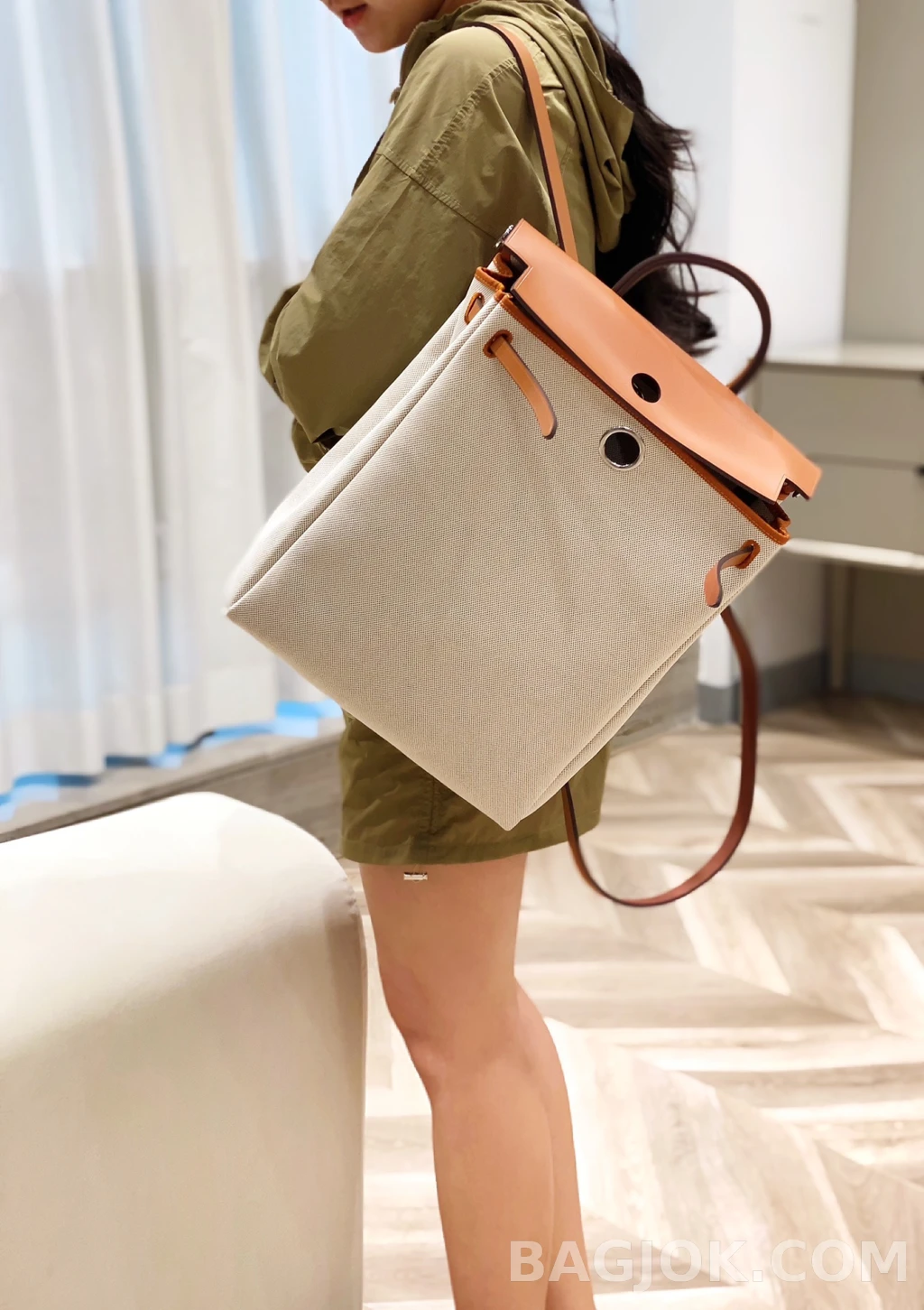에르메스 Hermes A Dos Zip 백팩 상세 이미지