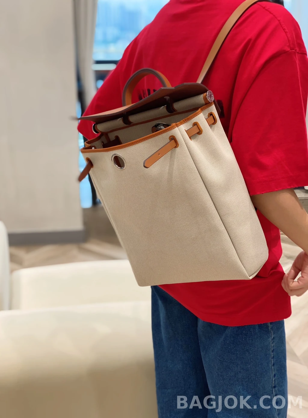 에르메스 Hermes A Dos Zip 백팩 상세 이미지