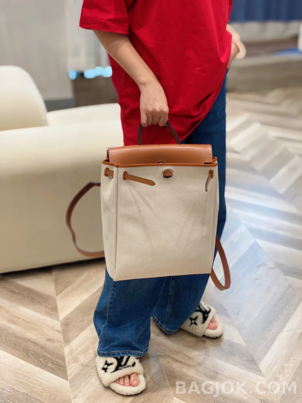 에르메스 Hermes A Dos Zip 백팩 상세 이미지