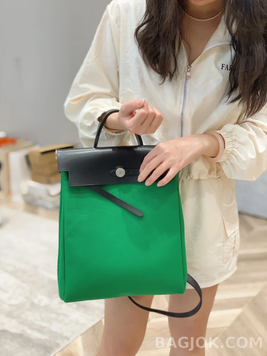 에르메스 Hermes A Dos Zip 백팩 상세 이미지
