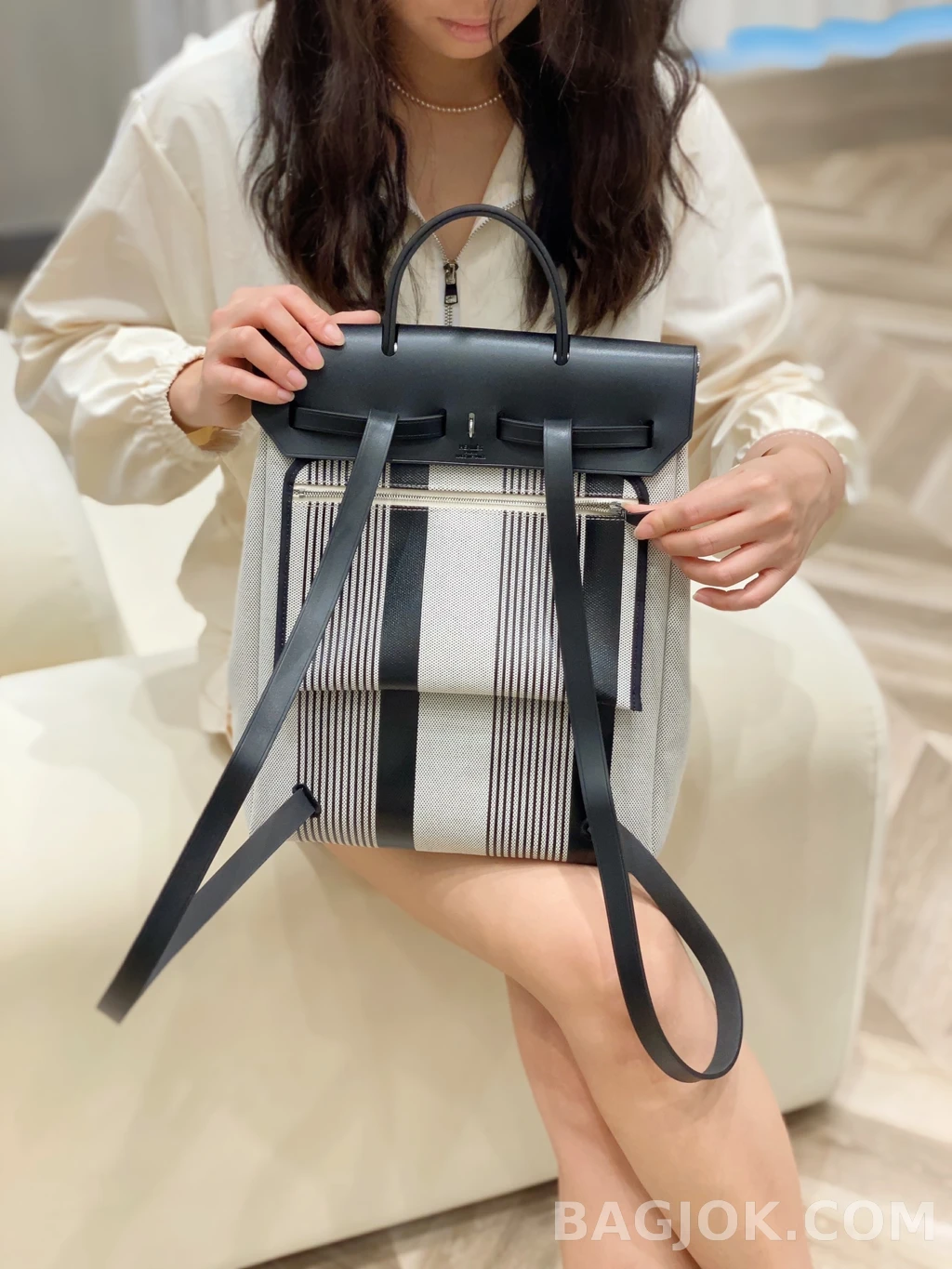 에르메스 Hermes A Dos Zip 백팩 상세 이미지
