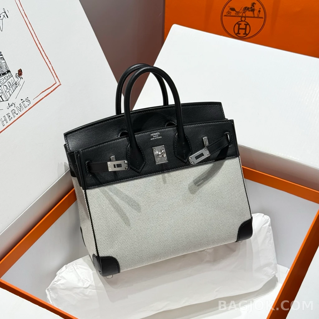 에르메스 Hermes 버킨 25 프렌치 빈티지 스위프트 상세 이미지