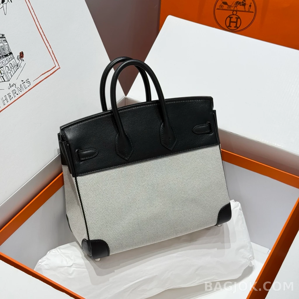 에르메스 Hermes 버킨 25 프렌치 빈티지 스위프트 상세 이미지