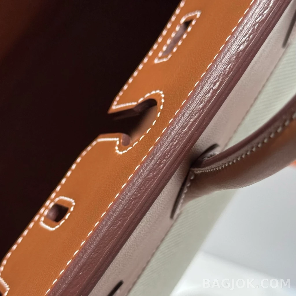 에르메스 Hermes 버킨 25 프렌치 빈티지 스위프트 상세 이미지