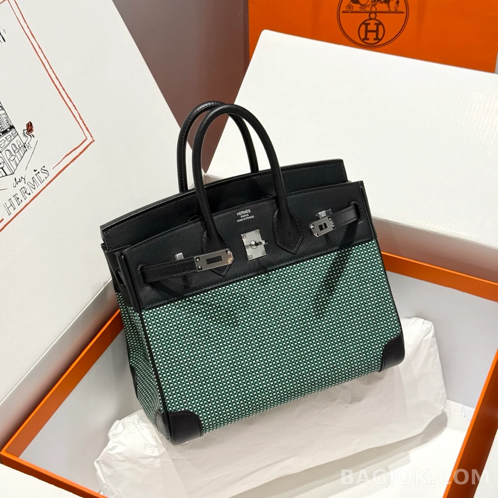에르메스 Hermes 버킨 25 프렌치 빈티지 스위프트 상세 이미지