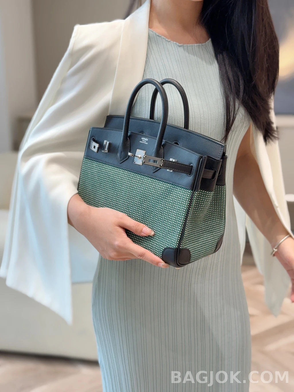 에르메스 Hermes 버킨 25 프렌치 빈티지 스위프트 상세 이미지