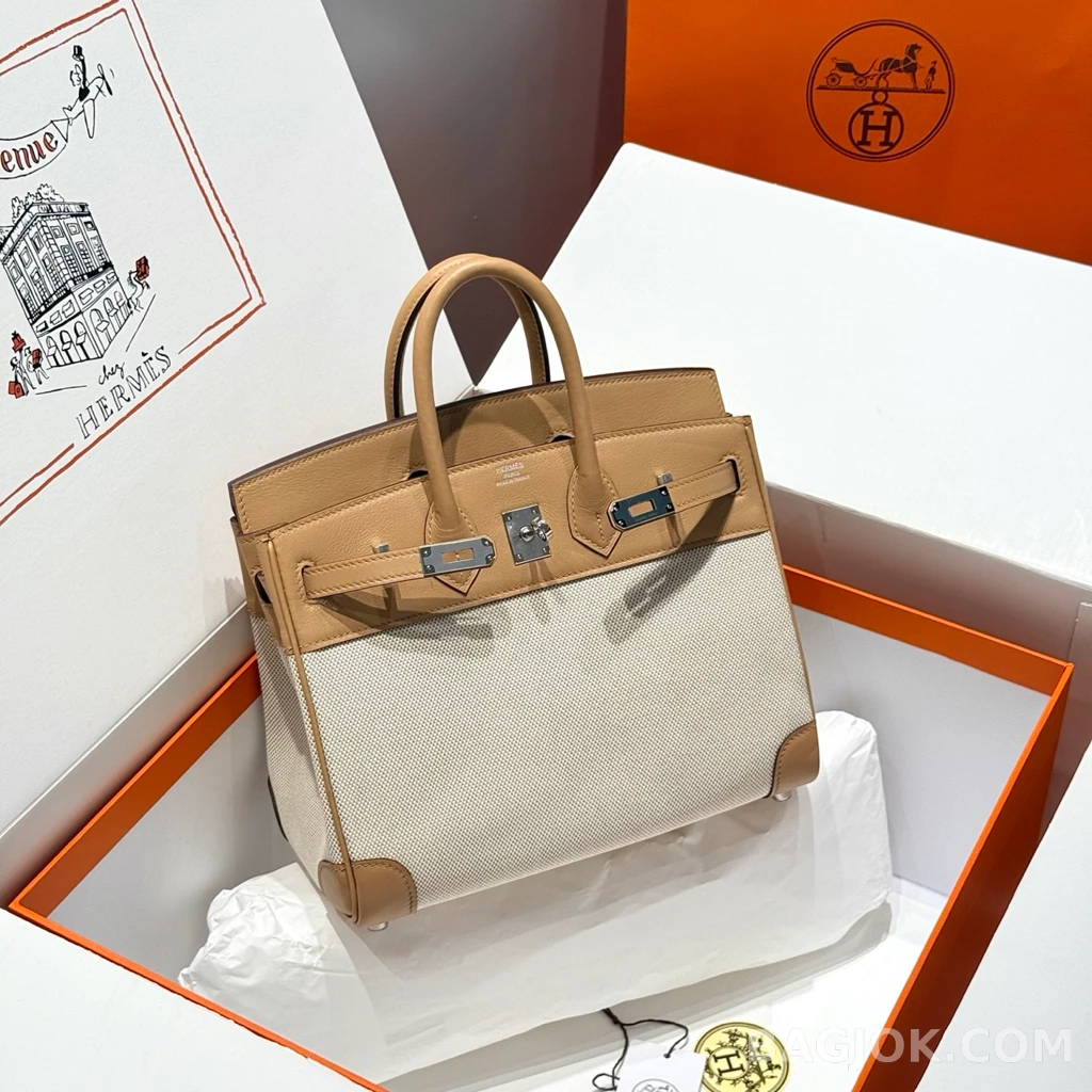 에르메스 Hermes 버킨 25 프렌치 빈티지 스위프트 상세 이미지