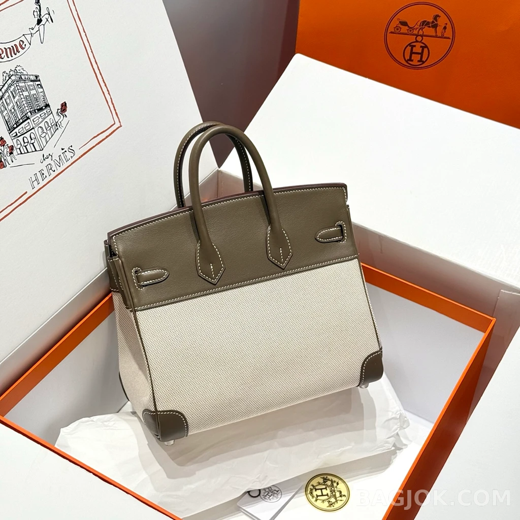 에르메스 Hermes 버킨 25 프렌치 빈티지 스위프트 상세 이미지