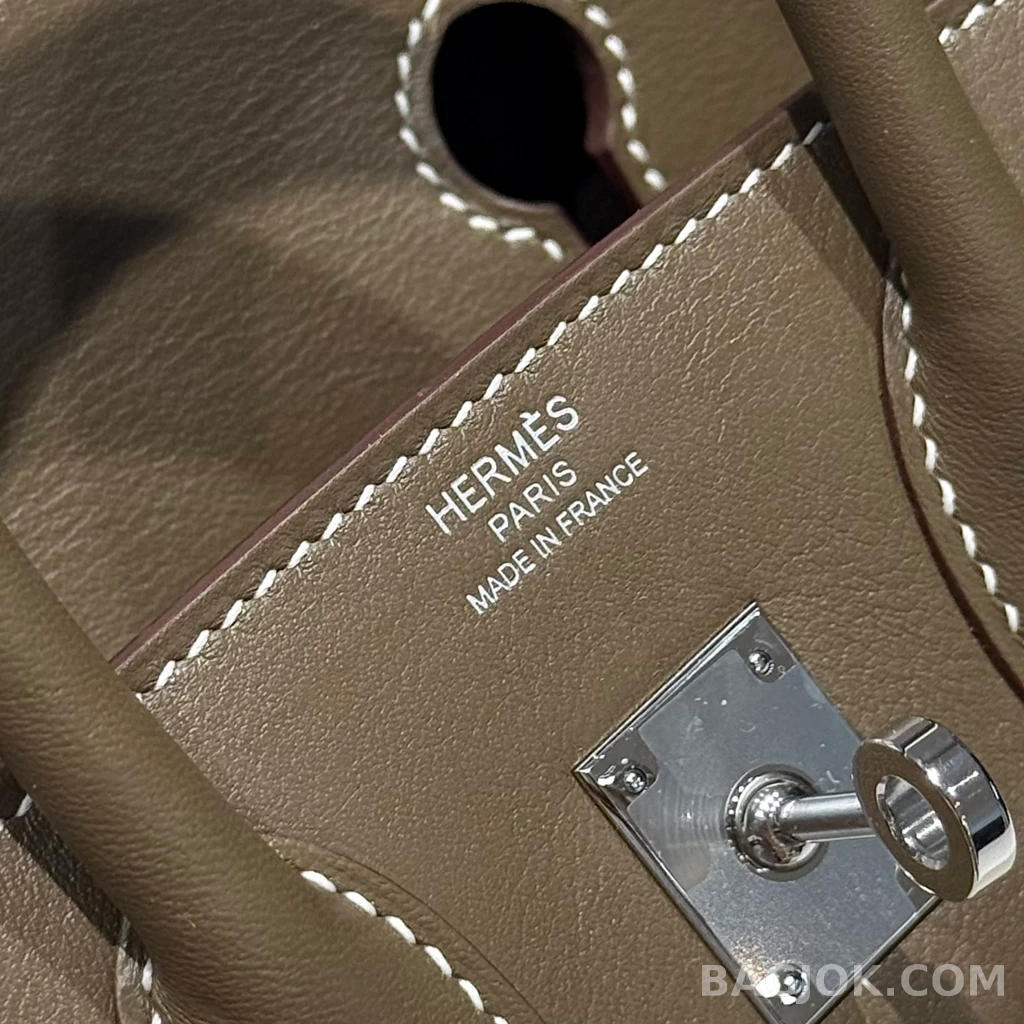 에르메스 Hermes 버킨 25 프렌치 빈티지 스위프트 상세 이미지