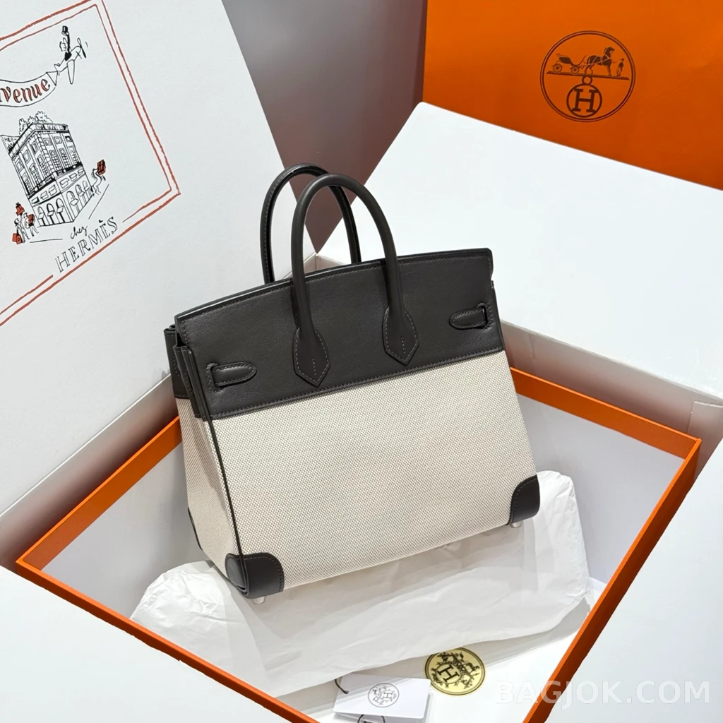 에르메스 Hermes 버킨 25 프렌치 빈티지 스위프트 상세 이미지