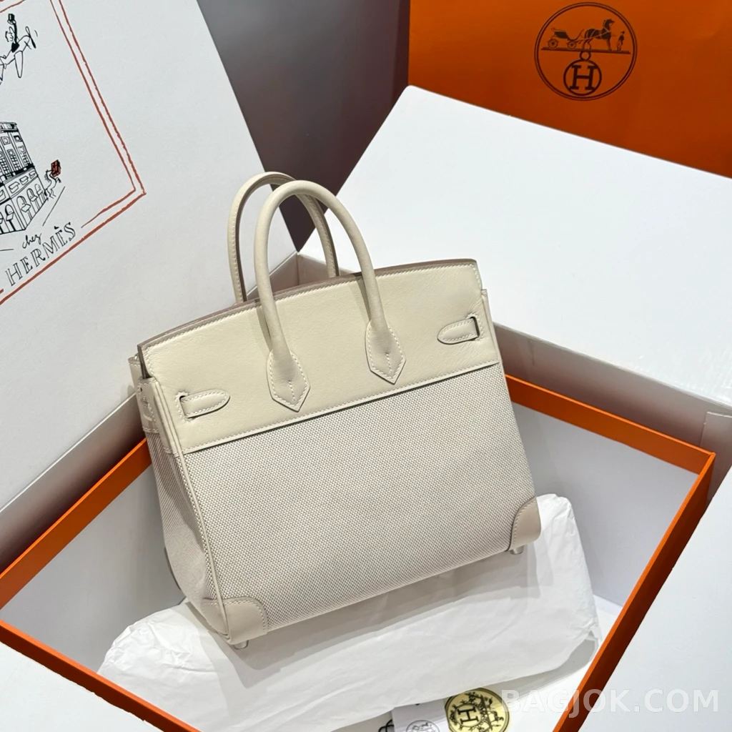 에르메스 Hermes 버킨 25 프렌치 빈티지 스위프트 상세 이미지