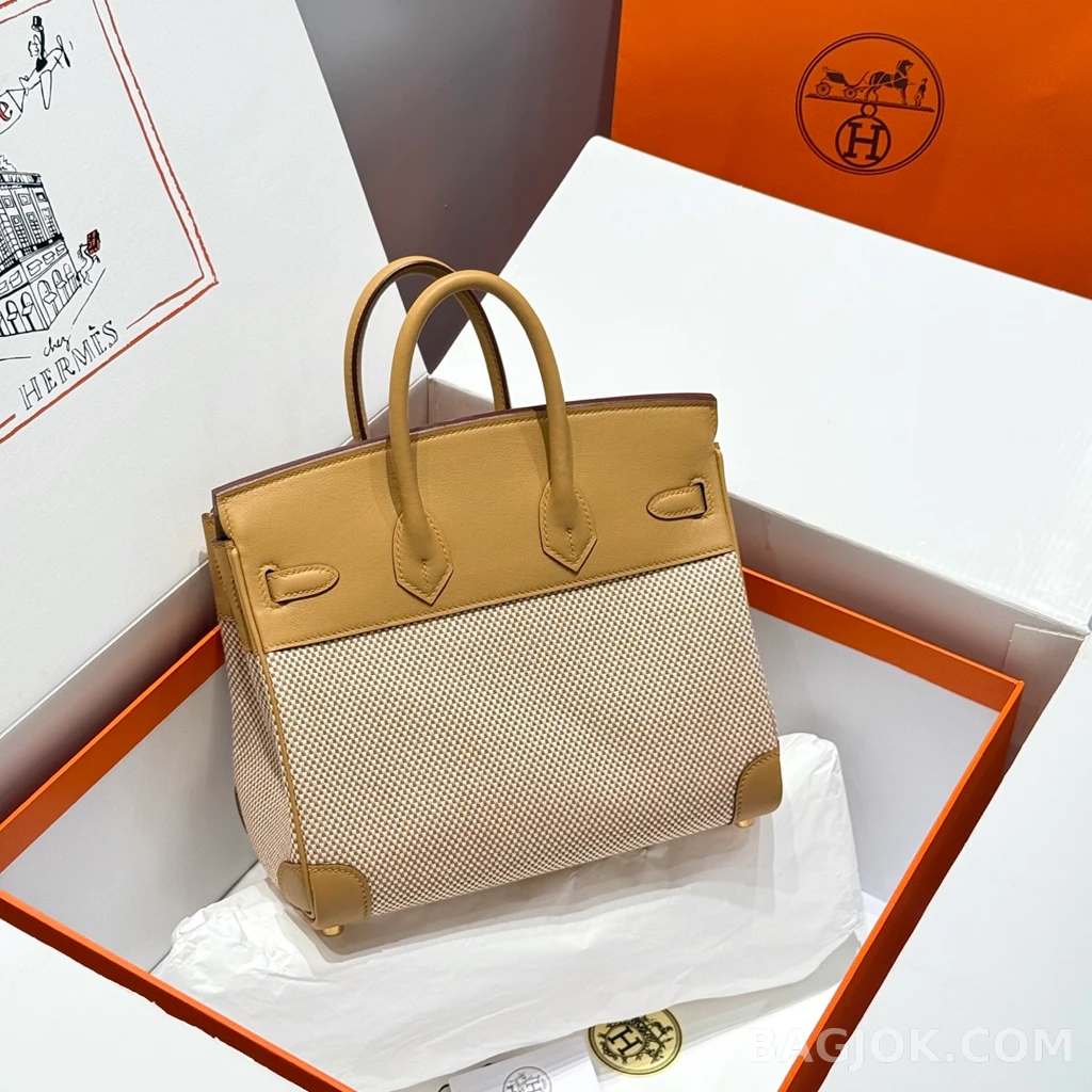 에르메스 Hermes 버킨 25 프렌치 빈티지 스위프트 상세 이미지