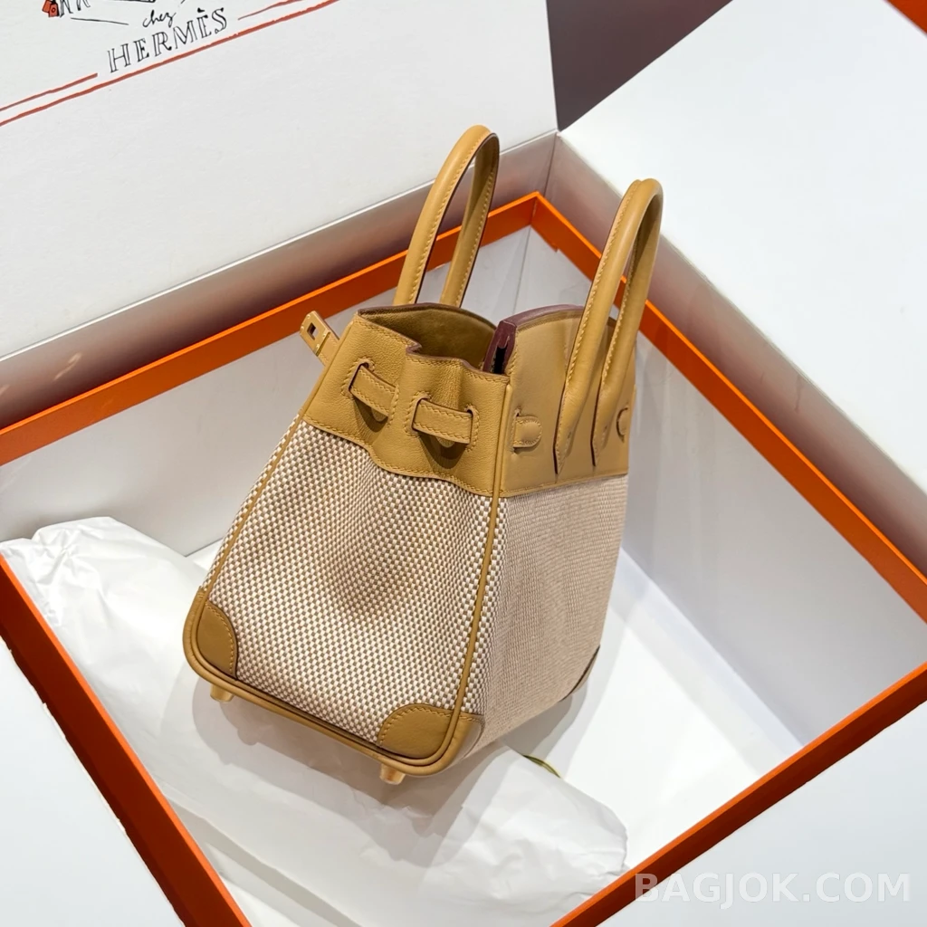 에르메스 Hermes 버킨 25 프렌치 빈티지 스위프트 상세 이미지