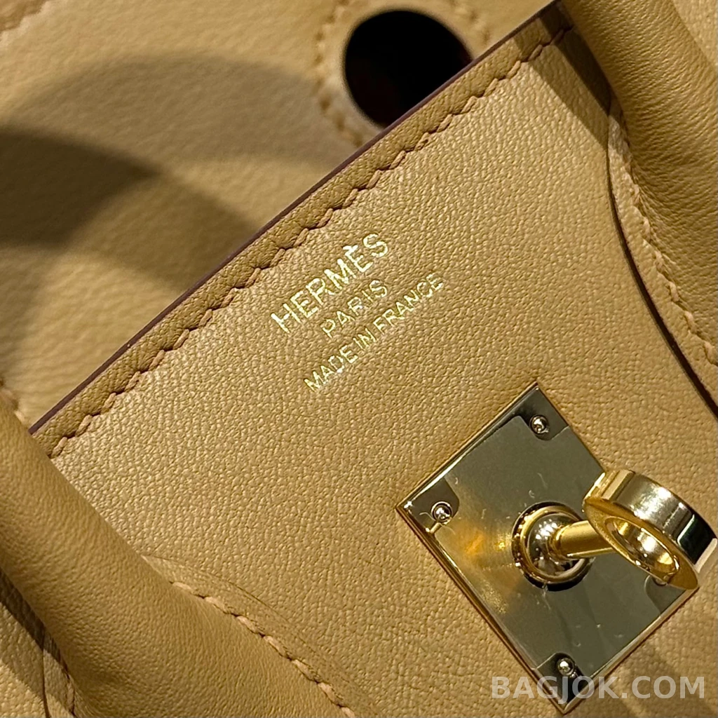 에르메스 Hermes 버킨 25 프렌치 빈티지 스위프트 상세 이미지