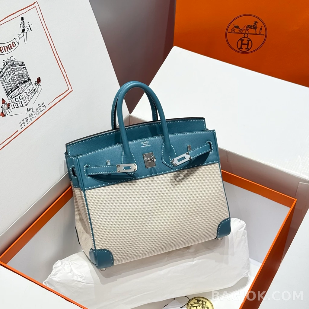 에르메스 Hermes 버킨 25 프렌치 빈티지 스위프트 상세 이미지