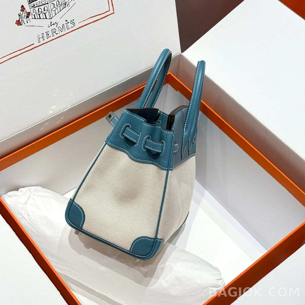 에르메스 Hermes 버킨 25 프렌치 빈티지 스위프트 상세 이미지