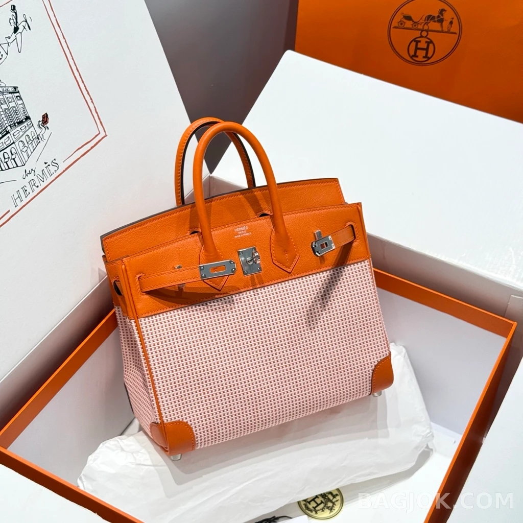 에르메스 Hermes 버킨 25 프렌치 빈티지 스위프트 상세 이미지