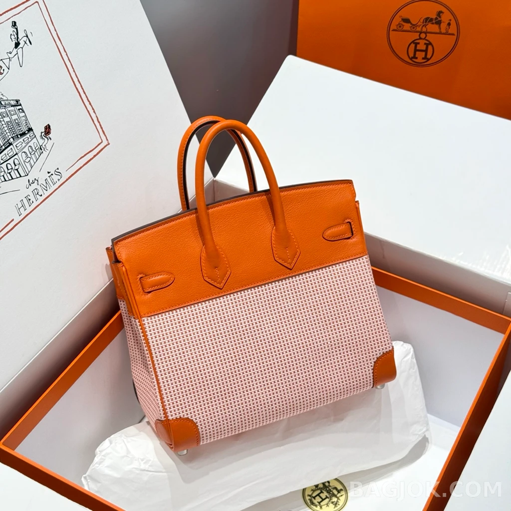 에르메스 Hermes 버킨 25 프렌치 빈티지 스위프트 상세 이미지