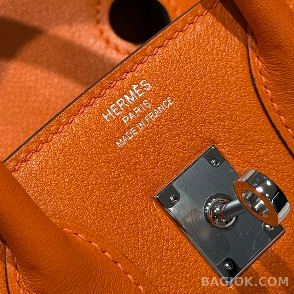 에르메스 Hermes 버킨 25 프렌치 빈티지 스위프트 상세 이미지
