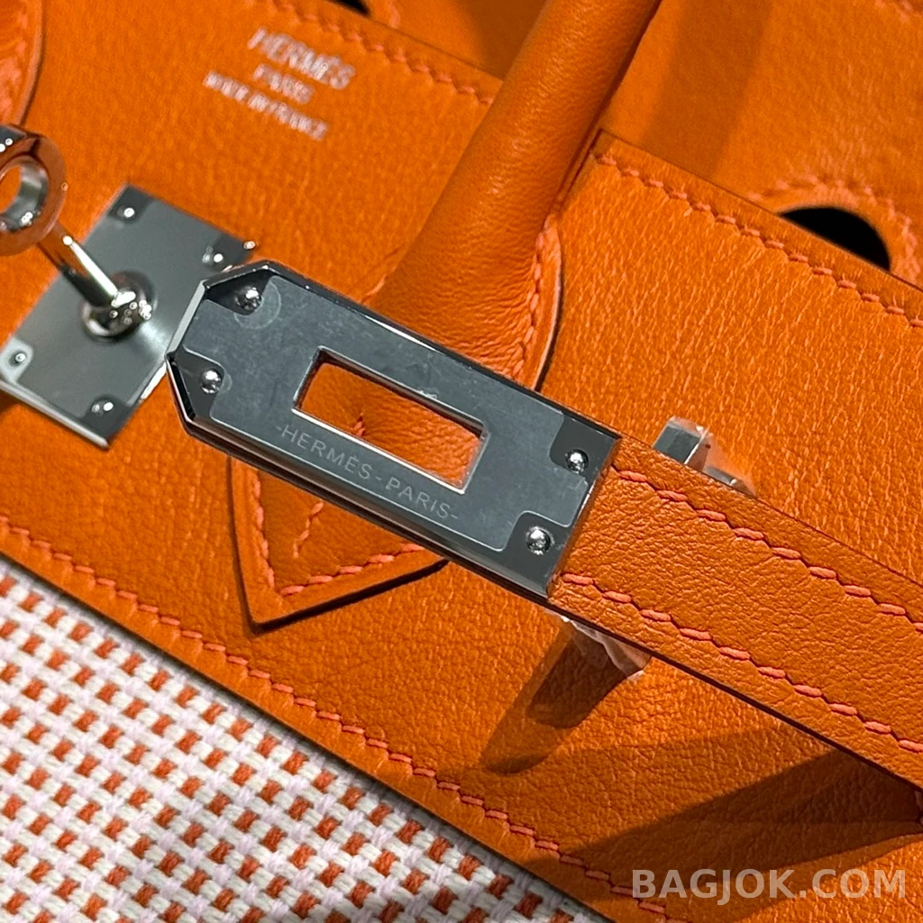 에르메스 Hermes 버킨 25 프렌치 빈티지 스위프트 상세 이미지