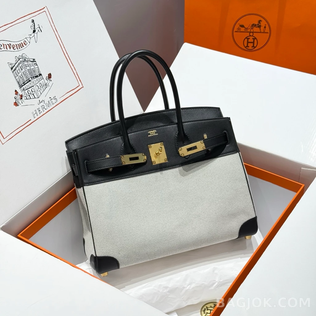 에르메스 Hermes 버킨 30 프렌치 빈티지 스위프트 상세 이미지