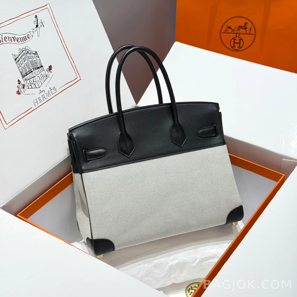 에르메스 Hermes 버킨 30 프렌치 빈티지 스위프트 상세 이미지