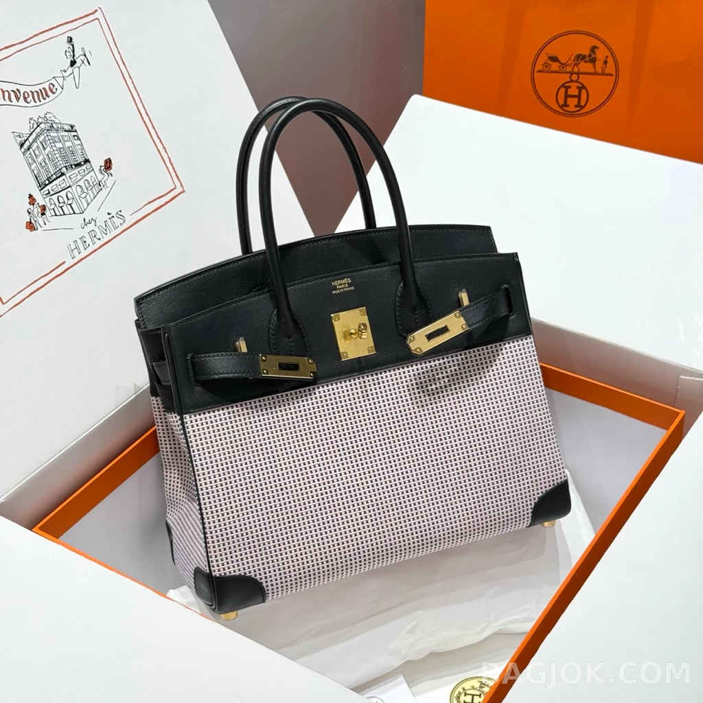 에르메스 Hermes 버킨 30 프렌치 빈티지 스위프트 상세 이미지
