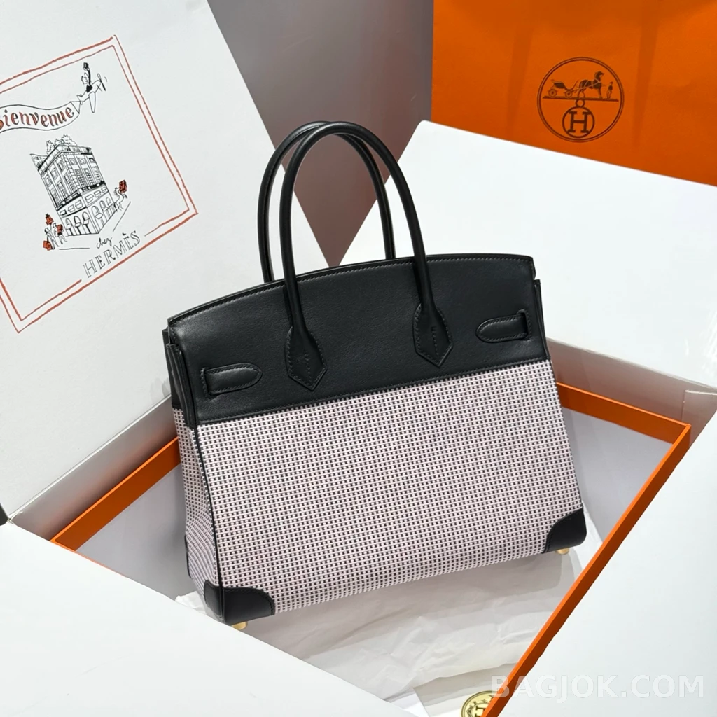 에르메스 Hermes 버킨 30 프렌치 빈티지 스위프트 상세 이미지