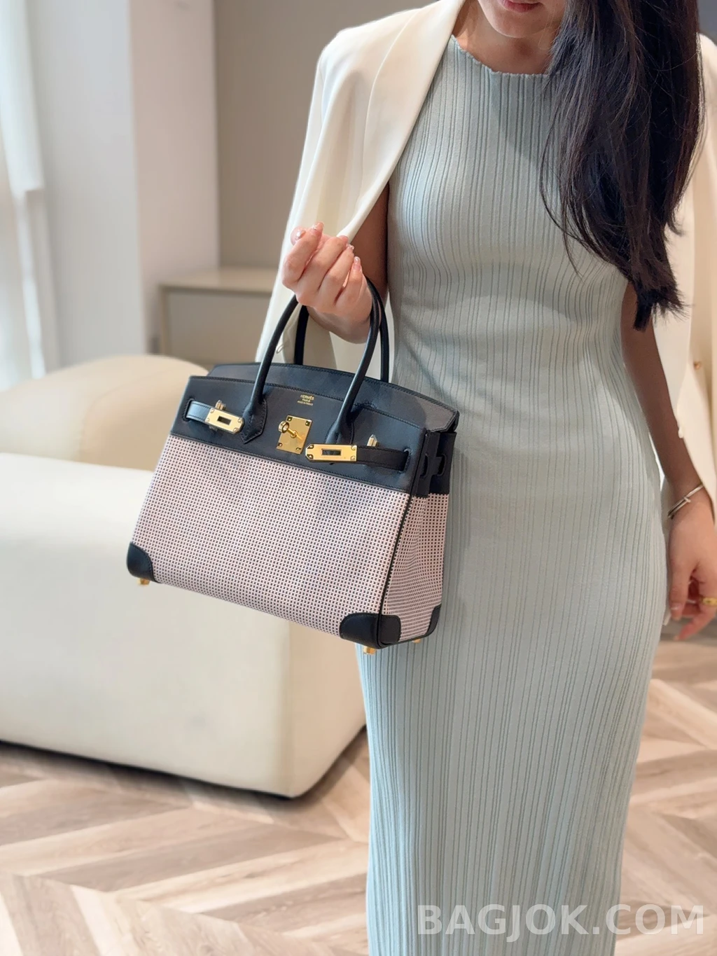에르메스 Hermes 버킨 30 프렌치 빈티지 스위프트 상세 이미지