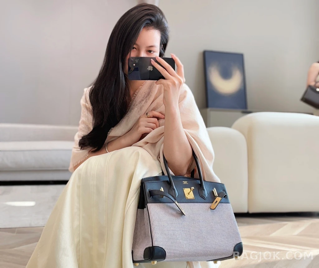 에르메스 Hermes 버킨 30 프렌치 빈티지 스위프트 상세 이미지