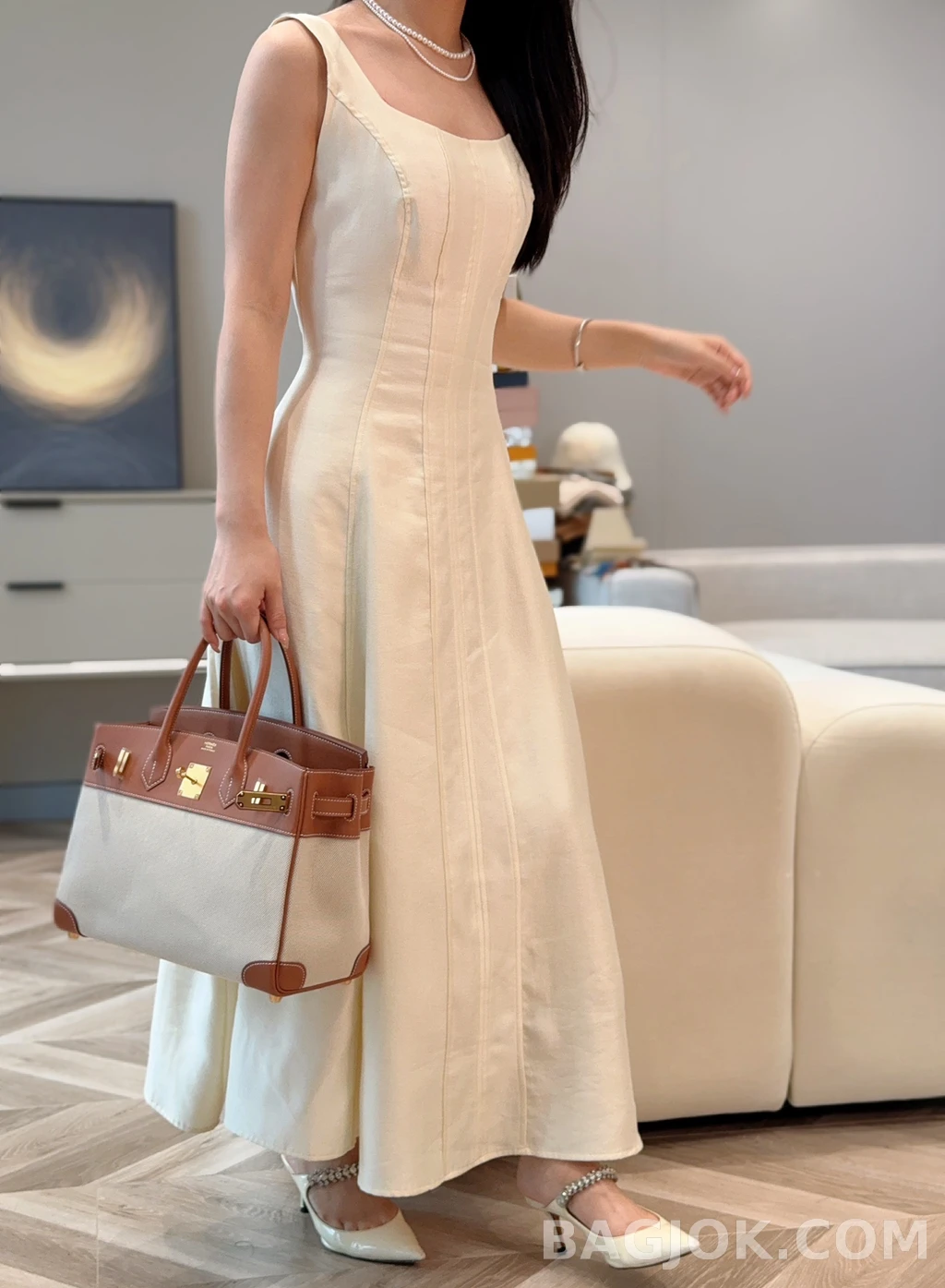 에르메스 Hermes 버킨 30 프렌치 빈티지 스위프트 상세 이미지