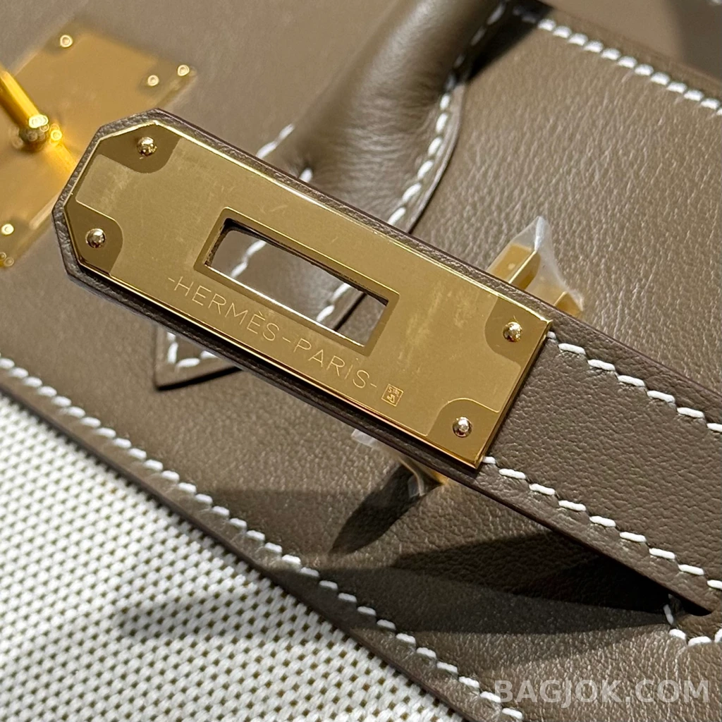 에르메스 Hermes 버킨 30 프렌치 빈티지 스위프트 상세 이미지