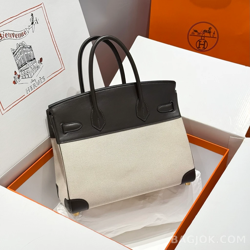 에르메스 Hermes 버킨 30 프렌치 빈티지 스위프트 상세 이미지