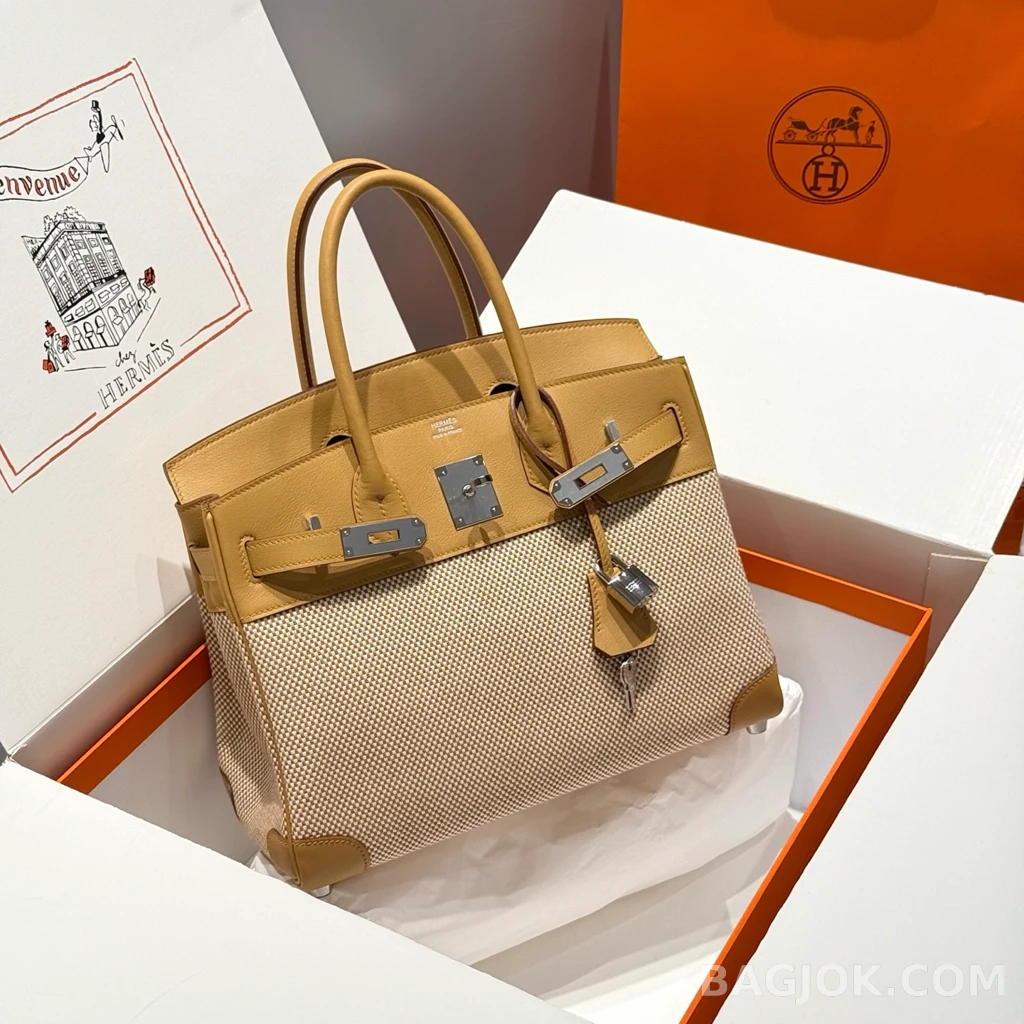 에르메스 Hermes 버킨 30 프렌치 빈티지 스위프트 상세 이미지