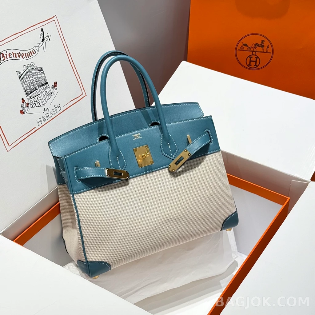 에르메스 Hermes 버킨 30 프렌치 빈티지 스위프트 상세 이미지
