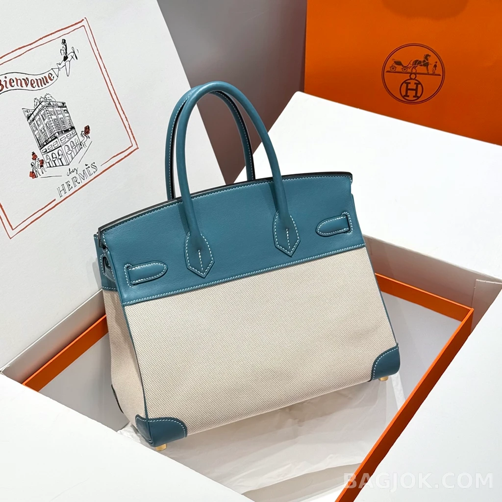 에르메스 Hermes 버킨 30 프렌치 빈티지 스위프트 상세 이미지
